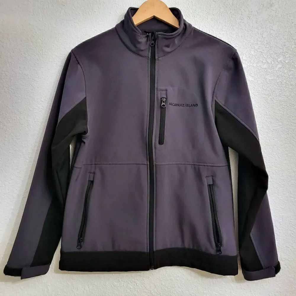 Alcatraz Softshell Unisex Jacket: Full zip Fleece-lined, National Park Outdoor